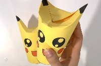 Trakteren op school - Schattige Pikachu (Pokemon) traktatie voor popcorn