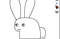 Teken een konijn